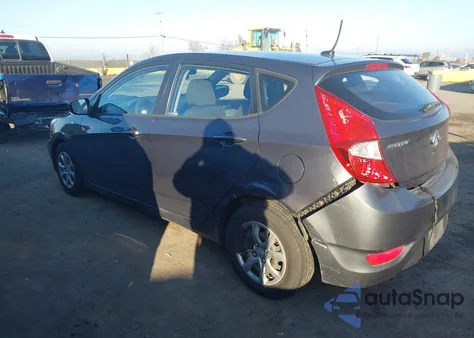 2012 Hyundai Accent Gs из США, поврежденный, VIN KMHCT5AE6CU031385